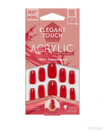 Elegant Touch - Colour Acrylics- Poppy Pomegranate
