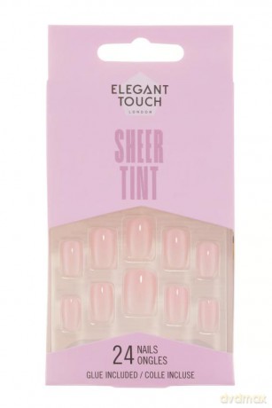 Elegant Touch -Artificial Nails - Sheer Tint Ballerina Pink