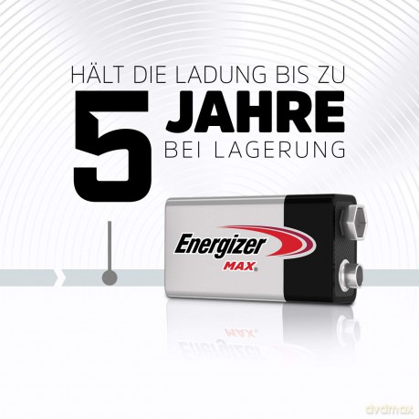 Energizer - MAX 9V/6LR61 (2-pack)