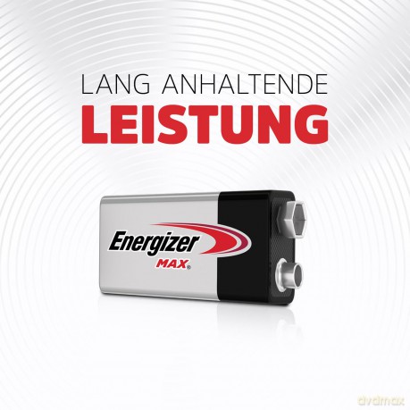 Energizer - MAX 9V/6LR61 (2-pack)