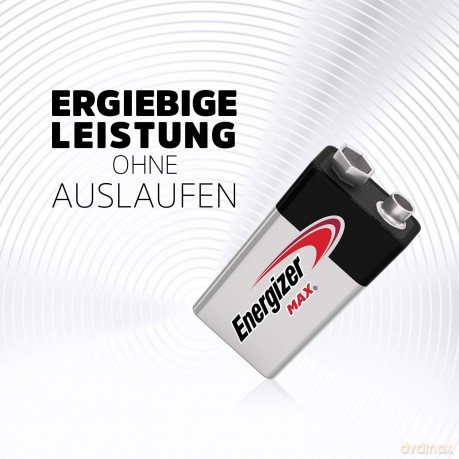 Energizer - MAX 9V/6LR61 (2-pack)
