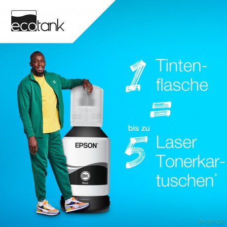 Epson - T111 EcoTank Pigmented Black Ink Bottle