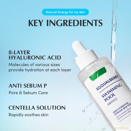 Eqqualberry - Swimming Pool Ampoule - 50 ml