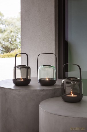Eva Solo - Acorn Lantern H20cm Stone (571393) - E