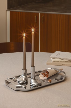 Eva Solo - Serving tray - Polished steel - 43 x 25 cm