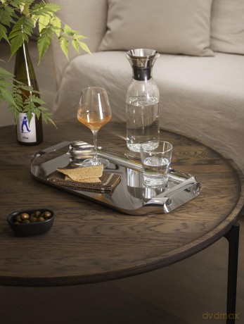 Eva Solo - Serving tray - Polished steel - 43 x 25 cm