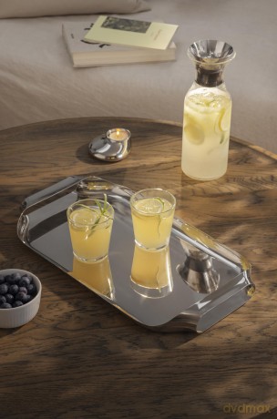 Eva Solo - Serving tray - Polished steel - 43 x 25 cm
