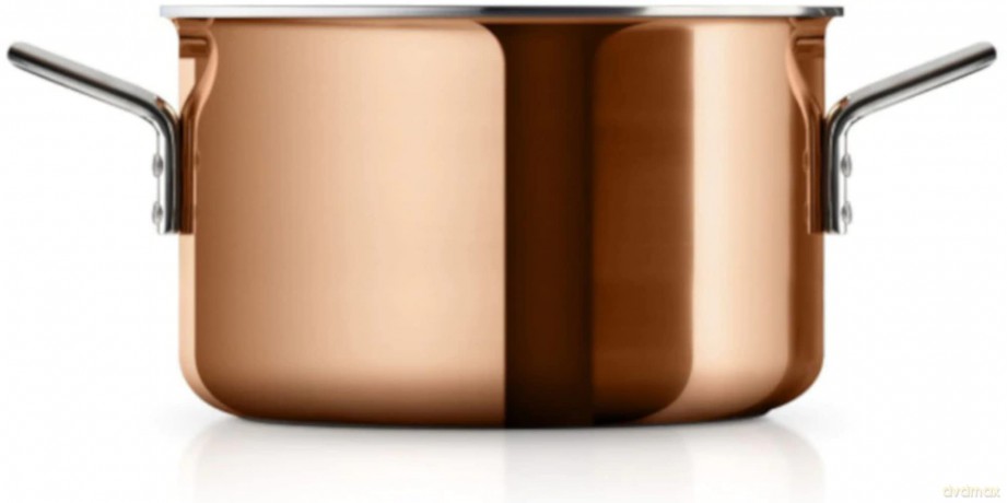 Eva Trio - Copper Casserole - 3.9 L - 20cm