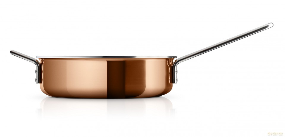 Eva Trio - Copper Saute Pan - 24cm
