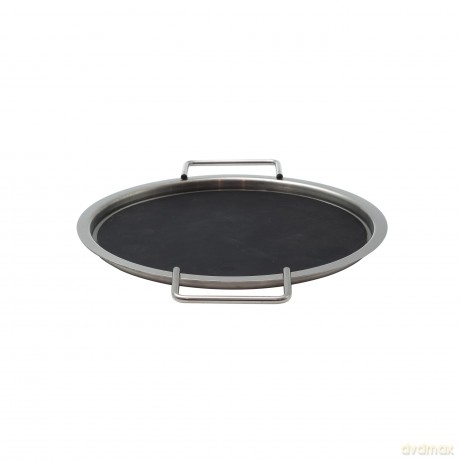 Eva Trio - Draining Lid - Black/Steel - 20 cm