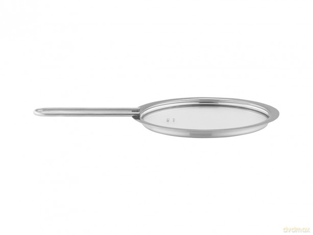 Eva Trio - Glass lid - Brushed steel - 13 cm