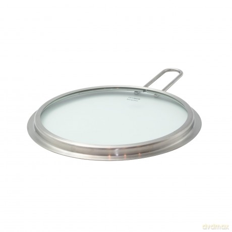 Eva Trio - Glass lid - Brushed steel - 20 cm