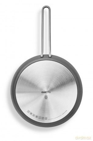 Eva Trio - Grey Line Frying Pan - Grey - 28 cm
