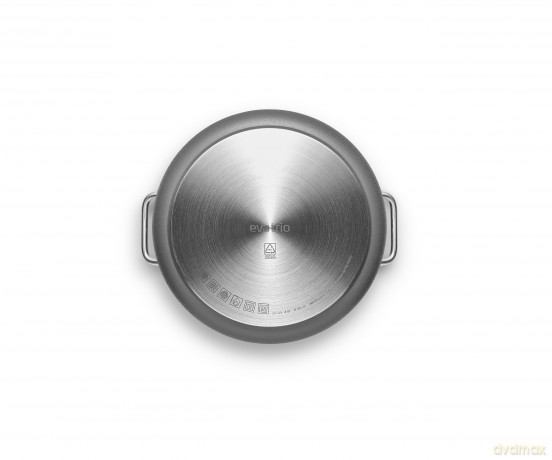 Eva Trio - Grey Line Pot - Grey - 4.8 L - 20 cm