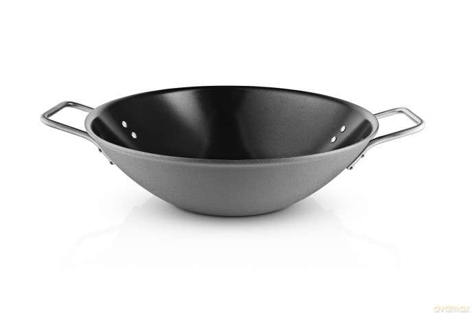Eva Trio - Grey Line Wok - Grey - 5.0 L - 32 cm