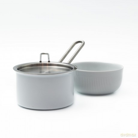 Eva Trio - Lid - Brushed steel - 13 cm