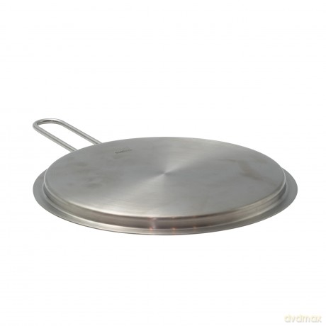 Eva Trio - Lid - Brushed steel - 24 cm