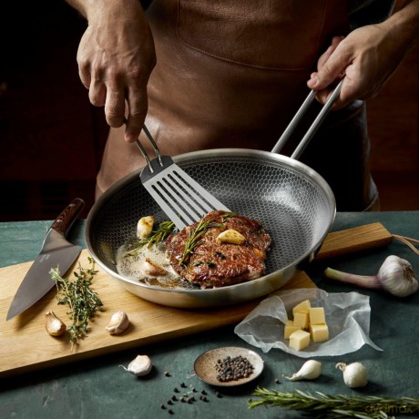 Eva Trio - Mosaic Frying Pan Ceramic Coating - 24 cm