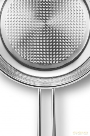 Eva Trio - Recycled Stainless Steel Honeycomb Frying Pan - Ă24 cm