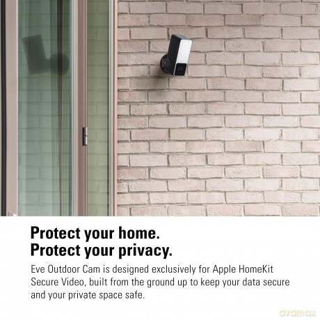 Eve - Outdoor Cam - Secure floodlight camera with Apple HomeKit Secure Video technology