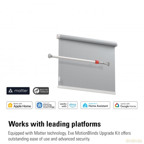 Eve MotionBlinds - Eve MotionBlinds Upgrade Kit for Roller Blinds (HomeKit