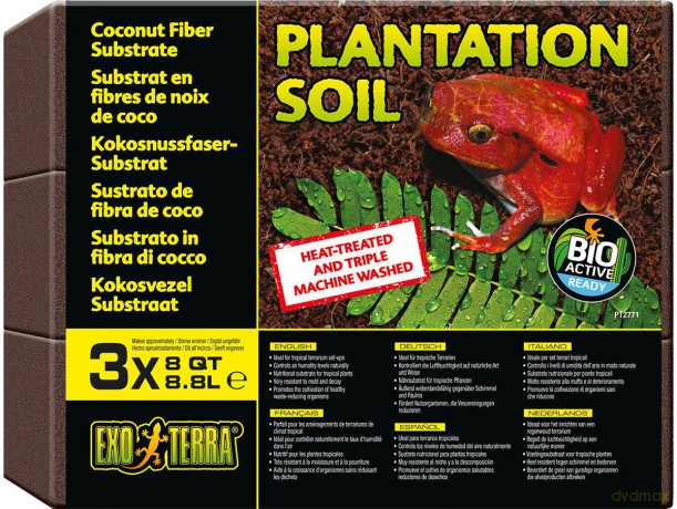 Exo Terra - Plantation Soil 3 X 8.8L Tropical Substrate - (222.5091)