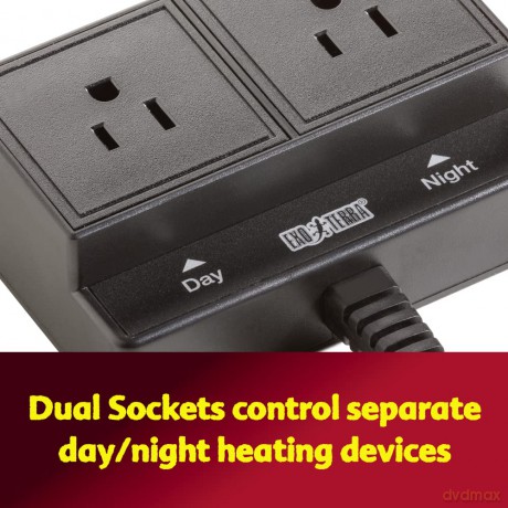 Exo Terra - Thermostat 600W Dual Receptacles - (225.0058)