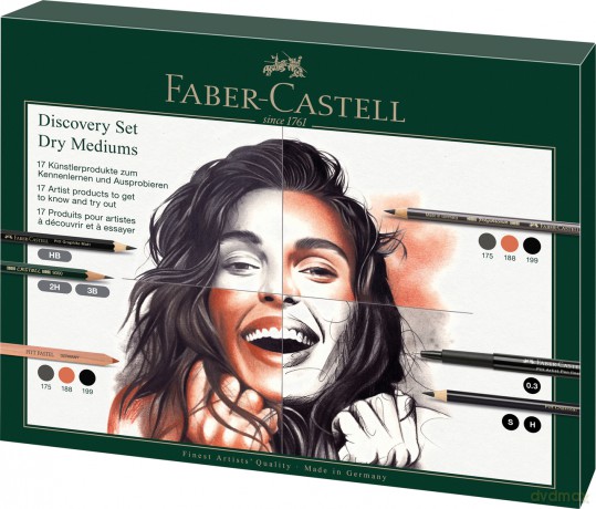 Faber-Castell - Discovery set dry art materials - 17 pcs (112925)