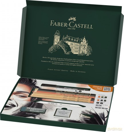 Faber-Castell - Discovery set dry art materials - 17 pcs (112925)