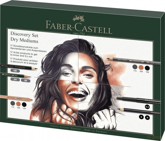 Faber-Castell - Discovery set dry art materials - 17 pcs (112925)
