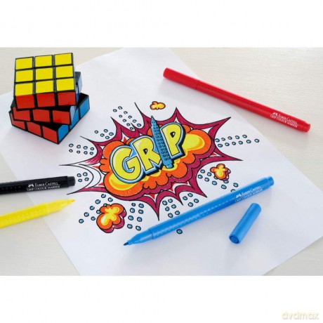 Faber-Castell - Promotion set - 12 Colour Grip + 2 Grip Colour Markers (201640)