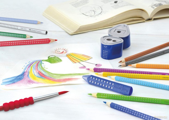 Faber-Castell - Promotion set - 12 Colour Grip + 2 Grip Colour Markers (201640)