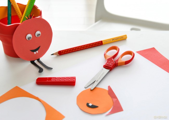 Faber-Castell - School scissors Grip - Red (181550)