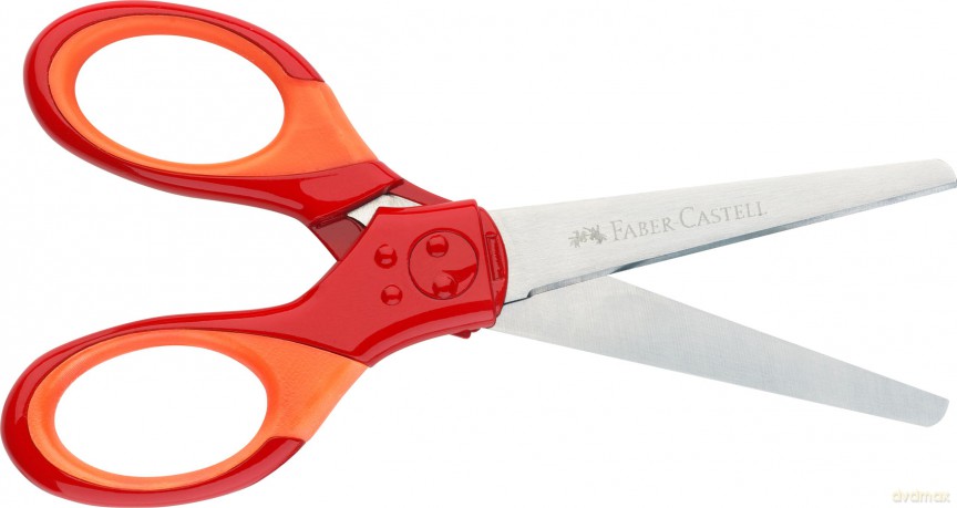 Faber-Castell - School scissors Grip - Red (181550)