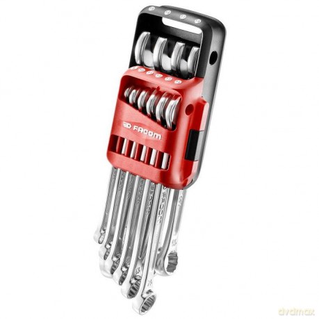 Klucze płasko oczkowe Facom 10 szt. combination wrenches set 8 - 19 mm 440.JP10