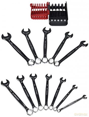Facom 440.JP12A 7mm - 19mm Combination Wrench Set With Holder (12 pc.)