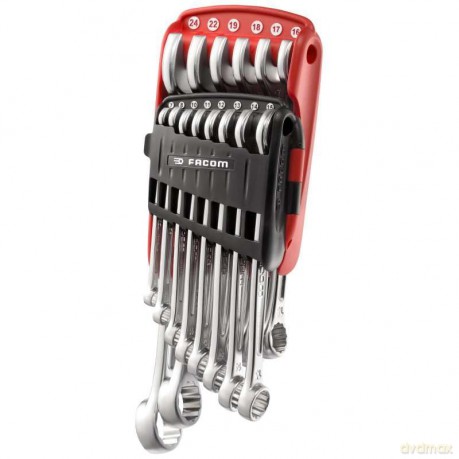 Facom Combination wrench set, 14 pieces (8 to 24 mm)
