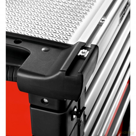Facom JET.6M3A - 6 drawer roller cabinets - 3 modules per drawer, red