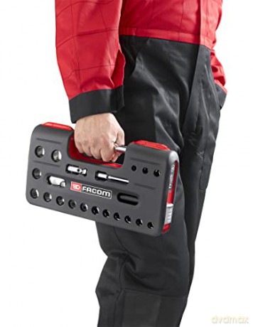 Facom SL.DBOX1PB 1/2 in. DBOX Pear-Head Ratchet Socket Set (21 pc.)