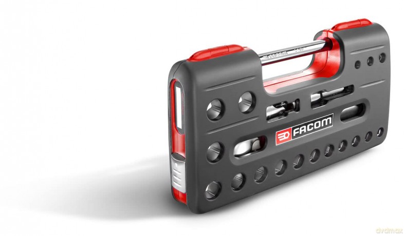 Facom SL.DBOX1PB 1/2 in. DBOX Pear-Head Ratchet Socket Set (21 pc.)