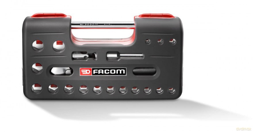 Facom SL.DBOX1PB 1/2 in. DBOX Pear-Head Ratchet Socket Set (21 pc.)