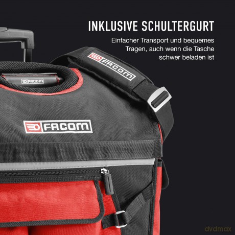 Facom Tool bag 14 compact version Soft toolbox Rolling