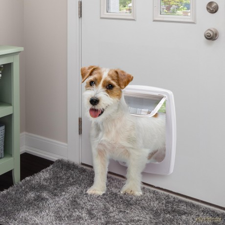 Ferplast - Dog Door Swing 11 4-way - White