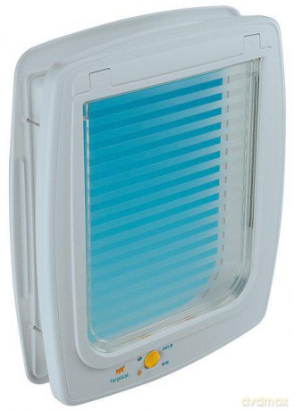 Ferplast - Dog Door Swing 15 4way - White - Medium to Large