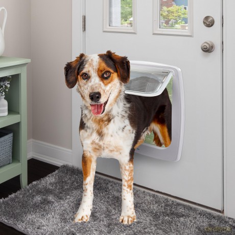 Ferplast - Dog Door Swing 15 4way - White - Medium to Large