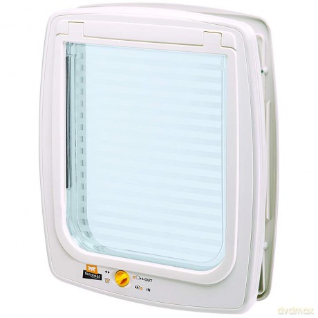 Ferplast - Dog Door Swing 15 4way - White - Medium to Large