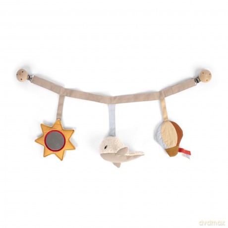 Filibabba - Pram chain with charms - Dreamy Adventurers - Flerfarvet (FI-03811)