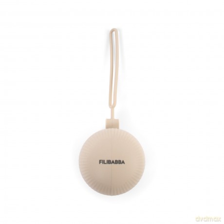 Filibabba - Silicone pacifier storage - Offwhite - 0-36 M (FI-03798)