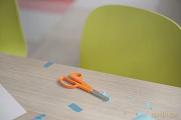 Fiskars - Classic Children's Scissors, Right Hand, Orange