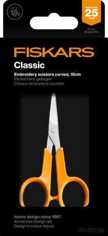 Fiskars - Classic Embroidery Scissors 10 cm, Crooked